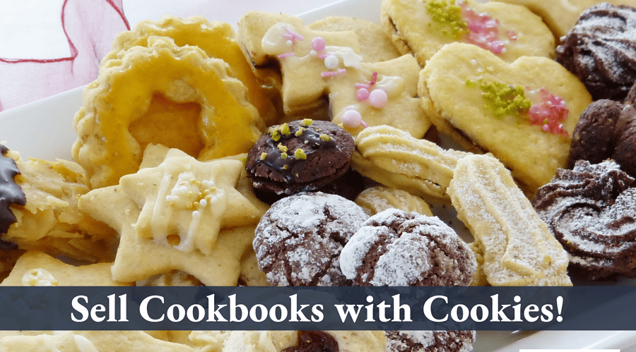 Sell Cookbooks with Cookies Blog Image