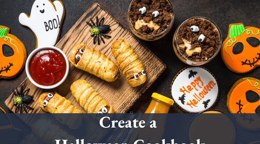 Kids Halloween Cookbook DIY Blog Image