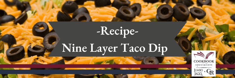 Recipe for Nine Layer Taco Dip Blog Image