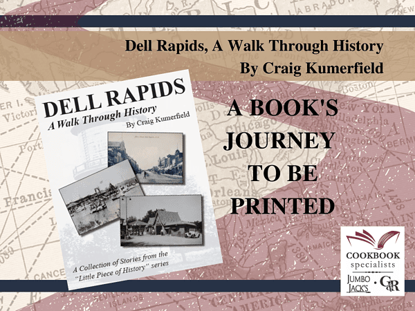 A Books Journey to Print Dell Rapids by Craig Kumerfield, blog image.