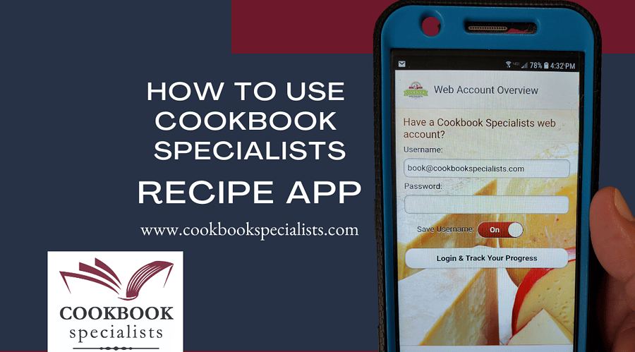How to Use Cookbook Specialists Recipe App Blog Image